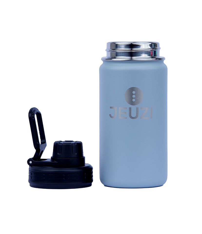 14OZ ADVENTURE KIDS WATER BOTTLE CERAMIC GRAY