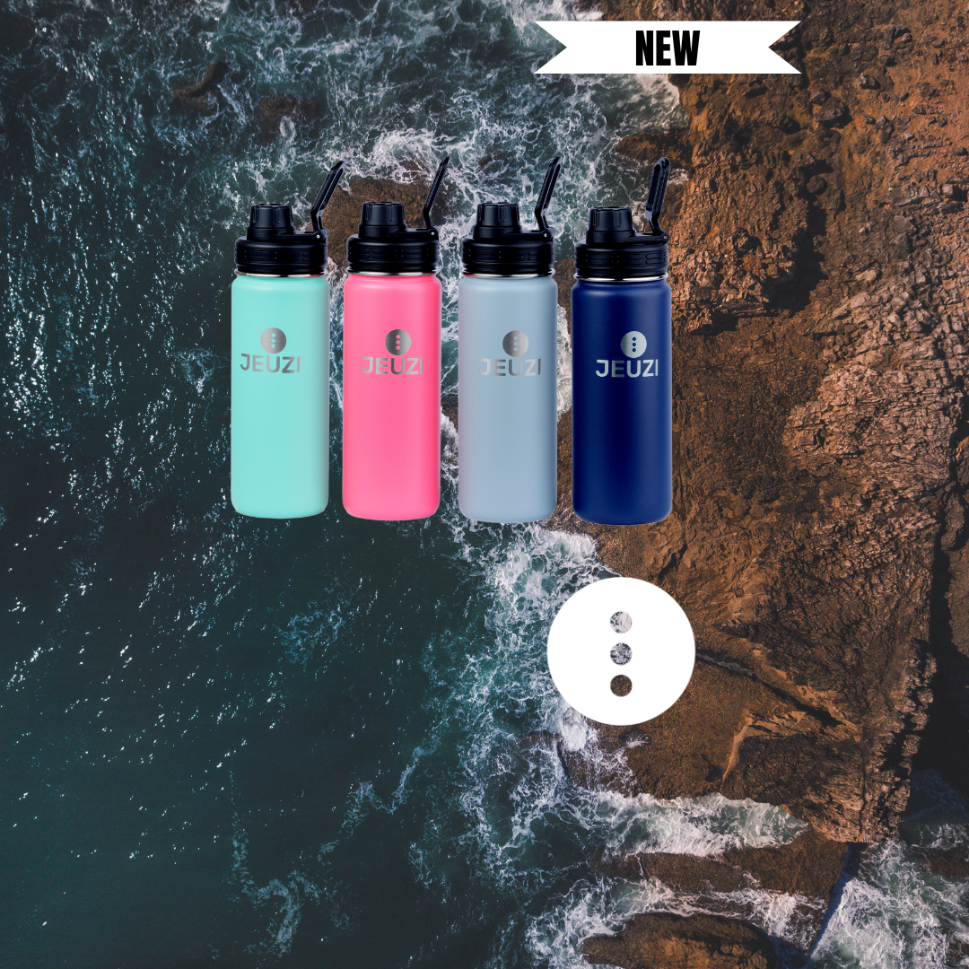 18oz ADVENTURE WATER BOTTLE CERAMIC GRAY