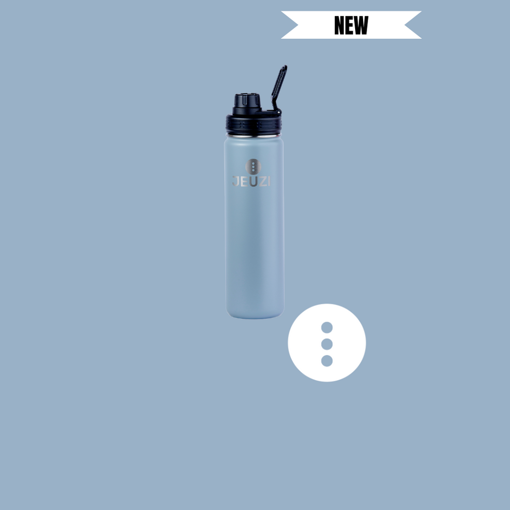22 OZ ADVENTURE WATER BOTTLE CERAMIC GRAY
