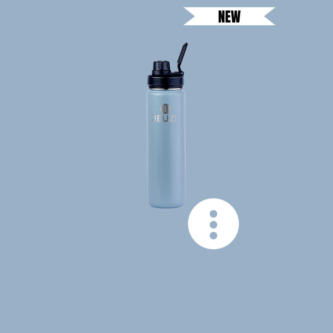 22 OZ ADVENTURE WATER BOTTLE CERAMIC GRAY