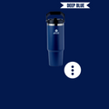 30oz FLIP STRAW RAMBO TUMBLER DEEP BLUE