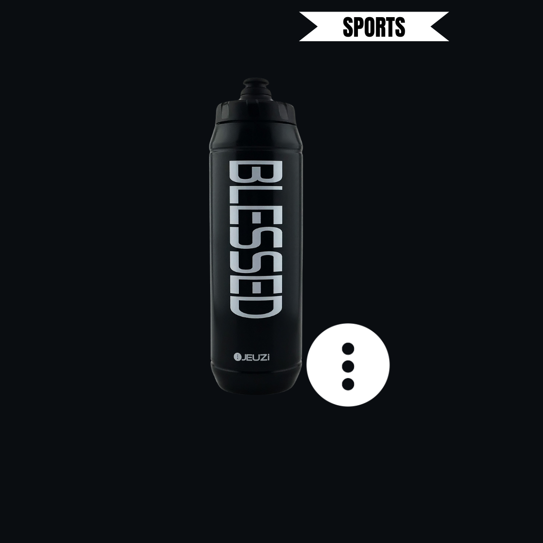 32oz Purist Cycling Water Bottle Blessed Black