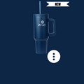 40 oz STRAW TUMBLER NAVY