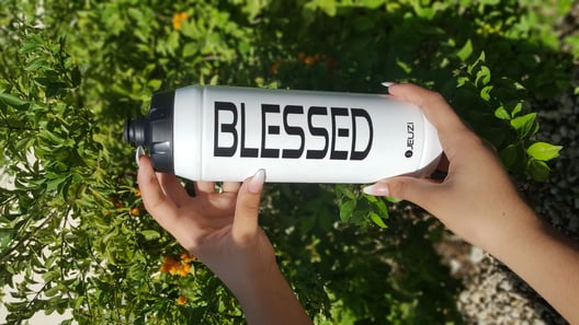 32oz Purist Cycling Water Bottle Blessed White
