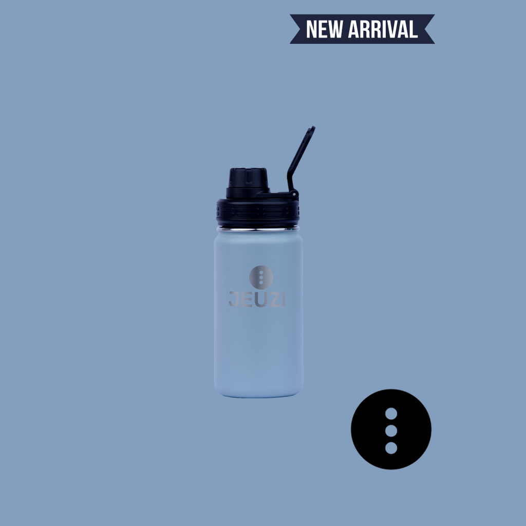 14OZ ADVENTURE KIDS WATER BOTTLE CERAMIC GRAY