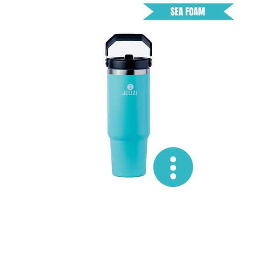 30oz FLIP STRAW RAMBO TUMBLER SEAFOAM