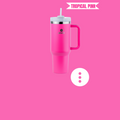 40oz ADVENTURE TUMBLER TROPICAL PINK