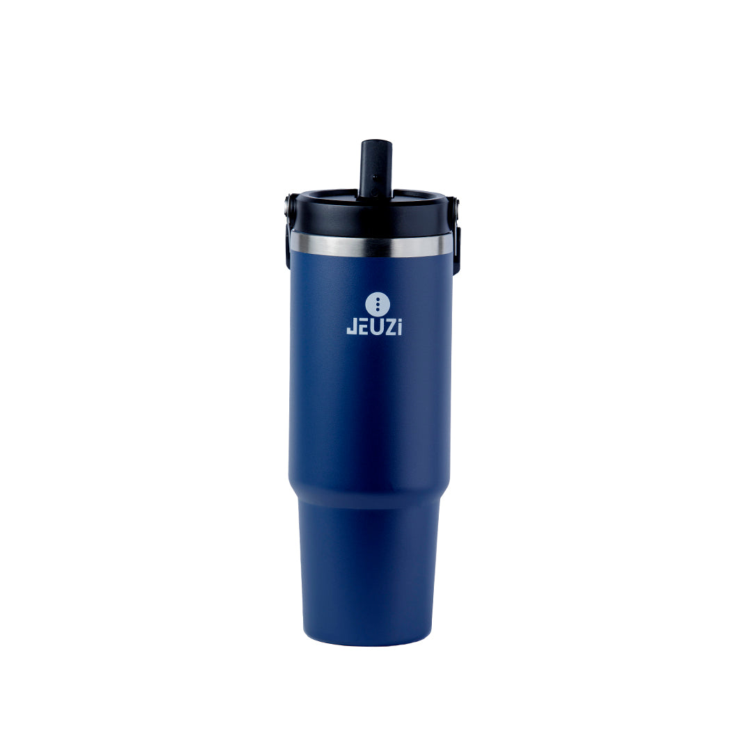30oz FLIP STRAW RAMBO TUMBLER DEEP BLUE