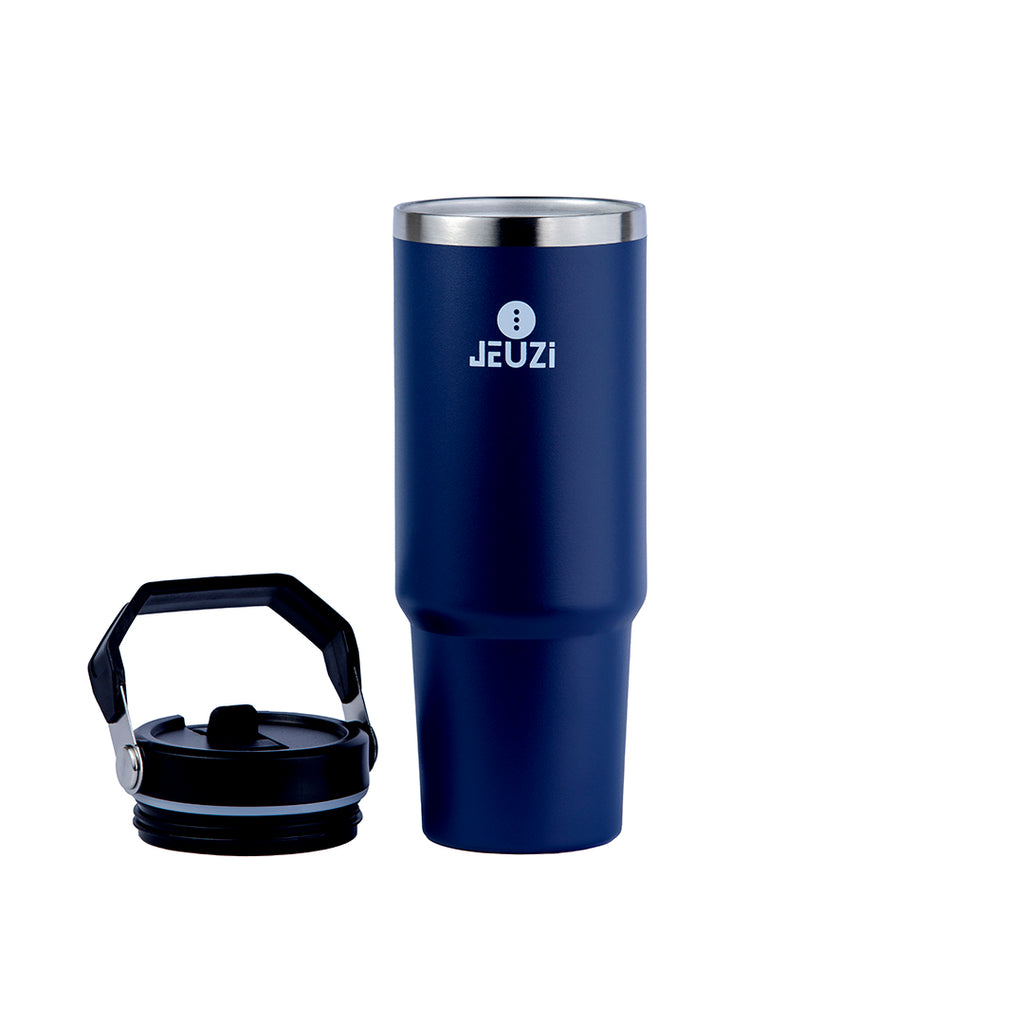 30oz FLIP STRAW RAMBO TUMBLER DEEP BLUE