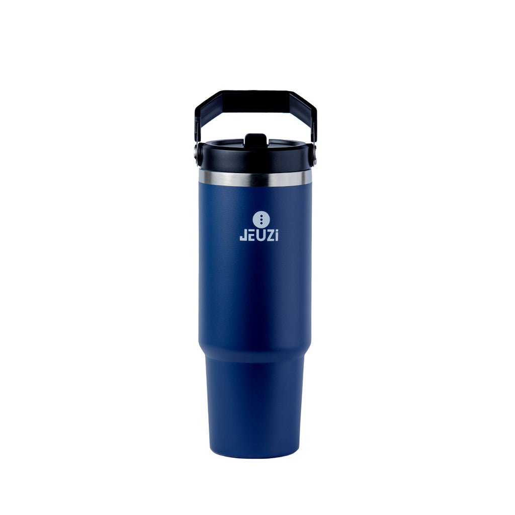 30oz FLIP STRAW RAMBO TUMBLER DEEP BLUE