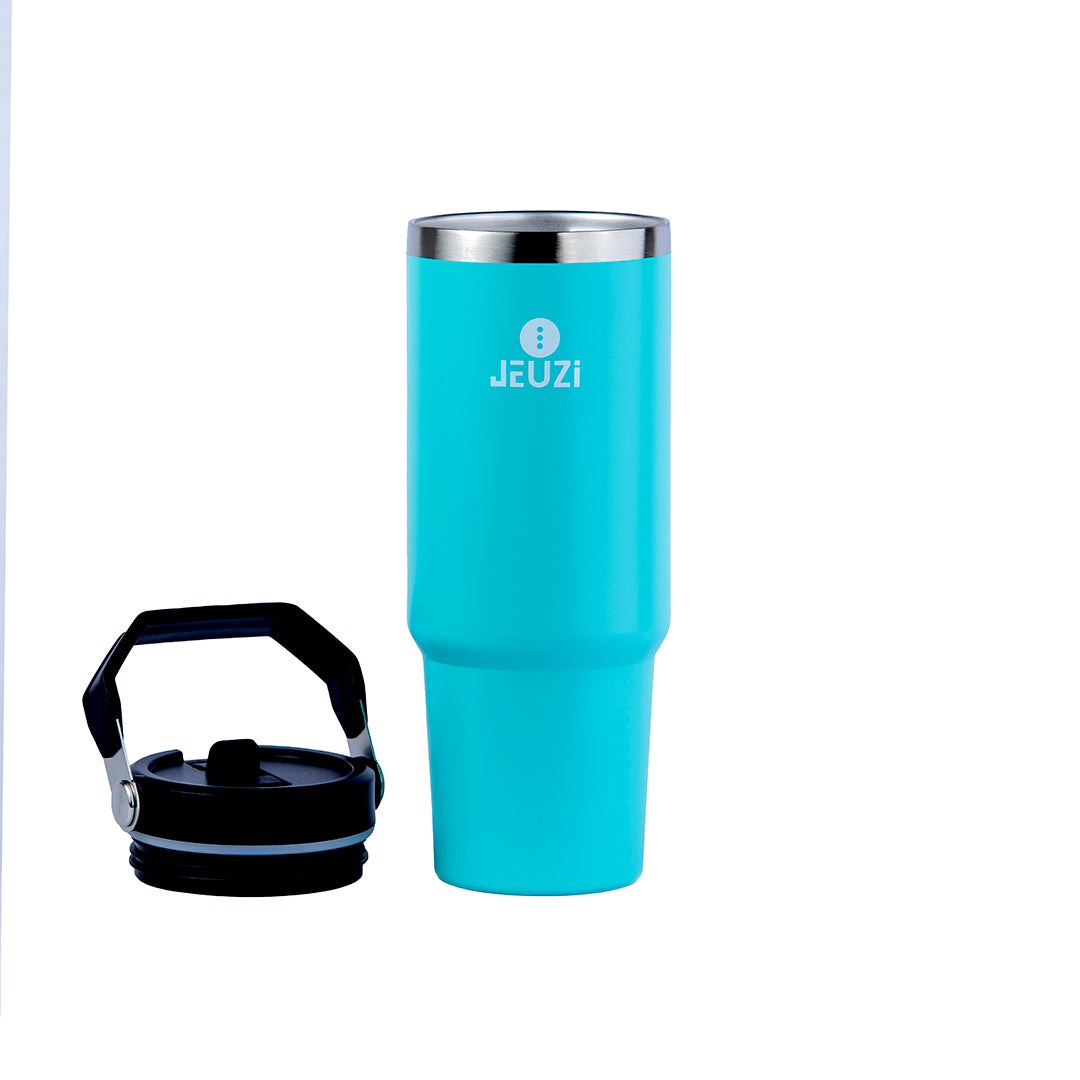 30oz FLIP STRAW RAMBO TUMBLER SEAFOAM