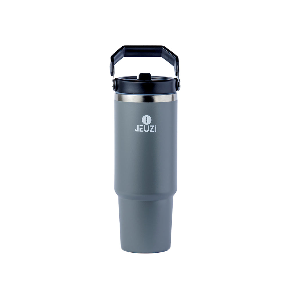 30oz FLIP STRAW RAMBO TUMBLER SLATE