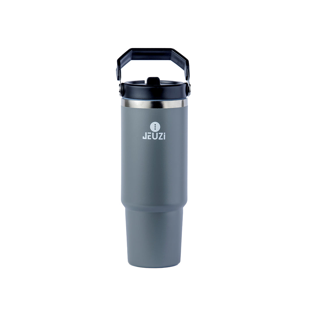 30oz FLIP STRAW RAMBO TUMBLER SLATE