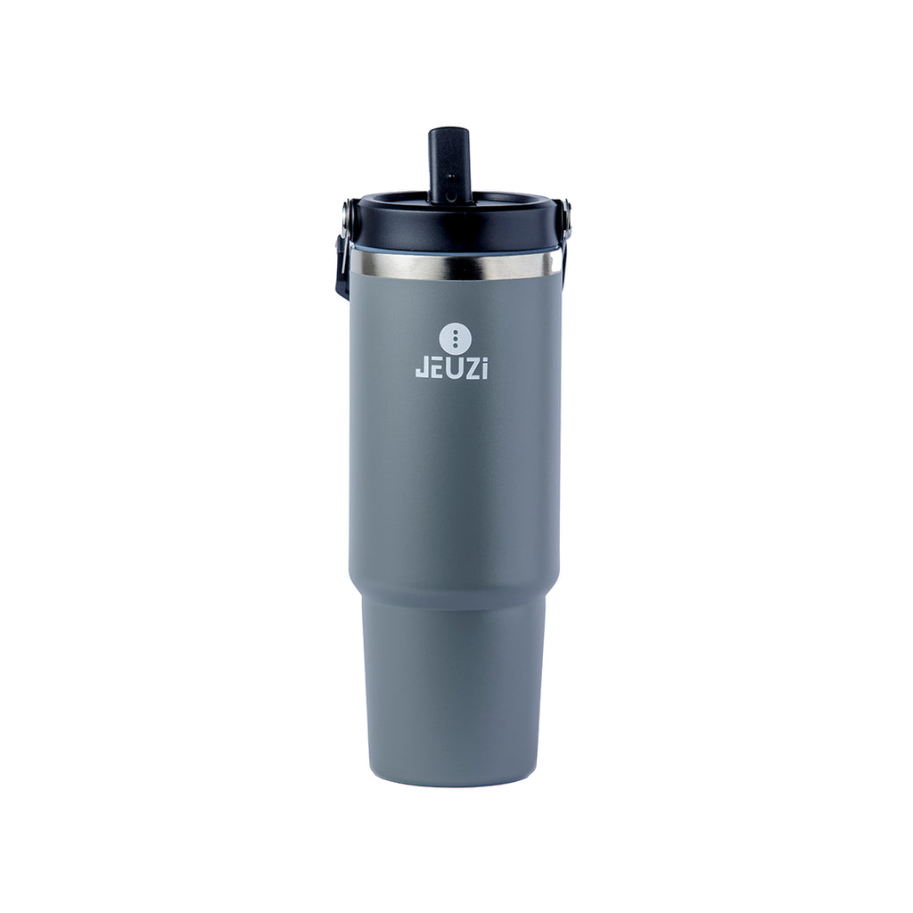 30oz FLIP STRAW RAMBO TUMBLER SLATE