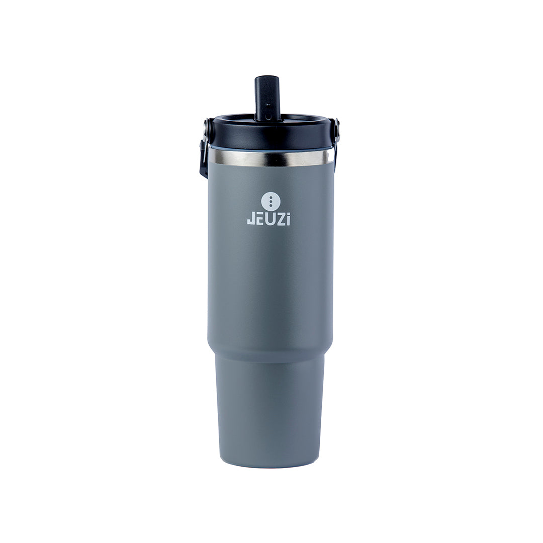 30oz FLIP STRAW RAMBO TUMBLER SLATE